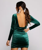 Kadison Formal Open Back Velvet Dress creates the perfect summer wedding guest dress or cocktail party dresss with stylish details in the latest trends for 2023!