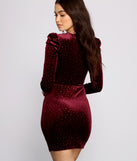 The Char Formal Velvet Glitter Mini Dress is a gorgeous pick as your 2023 prom dress or formal gown for wedding guest, spring bridesmaid, or army ball attire!