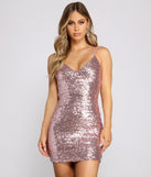 Shiloh Formal Sequin Lace-Up Mini Dress is a gorgeous pick as your 2023 prom dress or formal gown for wedding guest, spring bridesmaid, or army ball attire!