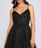 Mia Sequin Tulle Party Dress creates the perfect spring wedding guest dress or cocktail attire with stylish details in the latest trends for 2023!