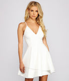 Isabella Lace-Up Back Skater Dress as your 2024 graduation dress will help you be ready to celebrate and feel stylish at your commencement ceremony or grad party!