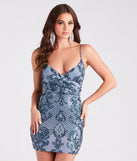 Ella Sequin Bodycon Mini Dress is a gorgeous pick as your 2024 prom dress or formal gown for wedding guests, spring bridesmaids, or army ball attire!