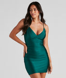 Camila Formal Ruched Open Back Mini Dress as your 2024 graduation dress will help you be ready to celebrate and feel stylish at your commencement ceremony or grad party!