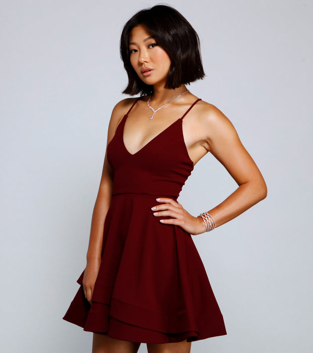 Isabella Lace-Up Back Skater Dress | Windsor Isabella Lace-Up Back Skater Dress | Windsor