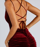 Raven Ruched Velvet Bodycon Mini Dress is a gorgeous pick as your 2023 prom dress or formal gown for wedding guest, spring bridesmaid, or army ball attire!