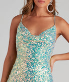 The Glinda Formal Sequin Party Dress is a gorgeous pick as your 2023 prom dress or formal gown for wedding guest, spring bridesmaid, or army ball attire!