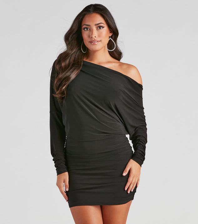 knee length dresses for ladies Polagram Evermore Collared Mini Dress