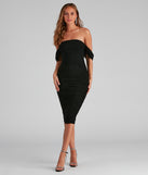 Kourt Formal Mesh Midi Dress creates the perfect summer wedding guest dress or cocktail party dresss with stylish details in the latest trends for 2023!