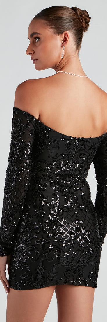 Maddie Off-The-Shoulder Party Dress is a gorgeous pick as your 2023 prom dress or formal gown for wedding guest, spring bridesmaid, or army ball attire!