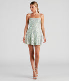 The Julianna Sleeveless Sequin Party Dress is a gorgeous pick as your 2023 prom dress or formal gown for wedding guest, spring bridesmaid, or army ball attire!