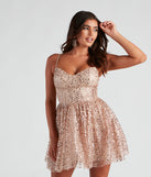 The Bridget Glitter A-Line Party Dress is a gorgeous pick as your 2023 prom dress or formal gown for wedding guest, spring bridesmaid, or army ball attire!