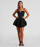 Valerie Short Sleeveless Party  Black Prom Dress is a gorgeous pick as your 2023 prom dress or formal gown for wedding guest, spring bridesmaid, or army ball attire!
