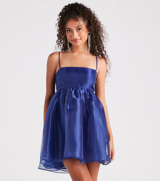 Harlow Square Neck Babydoll Party Dress & Windsor
