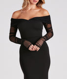 Debby Formal Crepe Mesh Midi Dress creates the perfect summer wedding guest dress or cocktail party dresss with stylish details in the latest trends for 2023!