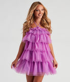 The Janice Tulle Halter Short Dress is a gorgeous pick as your 2023 prom dress or formal gown for wedding guest, spring bridesmaid, or army ball attire!