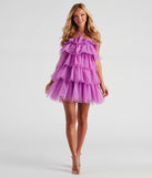 The Janice Tulle Halter Short Dress is a gorgeous pick as your 2023 prom dress or formal gown for wedding guest, spring bridesmaid, or army ball attire!