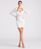 Kendall Rhinestone Sheer Bodycon Mini Dress is a gorgeous pick as your summer formal dress for wedding guests, bridesmaids, or military birthday ball attire!