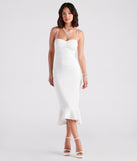 Aleah Formal Trumpet Hem Midi Dress as your 2024 graduation dress will help you be ready to celebrate and feel stylish at your commencement ceremony or grad party!