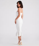 Aleah Formal Trumpet Hem Midi Dress is the perfect prom dress pick with on-trend details to make the 2024 dance your most memorable event yet!
