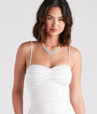 Aleah Formal Trumpet Hem Midi Dress is the perfect prom dress pick with on-trend details to make the 2024 dance your most memorable event yet!