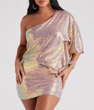 Kimberly Sequin One Shoulder  Purple Prom Dress is a gorgeous pick as your 2023 prom dress or formal gown for wedding guest, spring bridesmaid, or army ball attire!