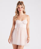 Nina Tulle Glitter Polka Dot Party Dress