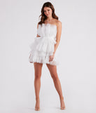Kayla Tulle Short Party Dress creates the perfect summer wedding guest dress or cocktail party dresss with stylish details in the latest trends for 2023!