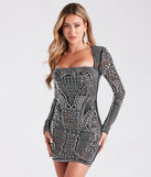 Tess Rhinestone Faux Pearl Bodycon Dress is the perfect prom dress pick with on-trend details to make the 2024 dance your most memorable event yet!