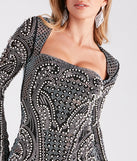 Tess Rhinestone Faux Pearl Bodycon Dress is the perfect prom dress pick with on-trend details to make the 2024 dance your most memorable event yet!