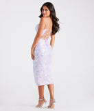 Sienna Formal Sequin Lace-Up Midi Dress is the perfect prom dress pick with on-trend details to make the 2024 dance your most memorable event yet!