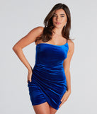 The Tara Velvet One-shoulder Bodycon Formal Mini Dress is a mini dress that will make a statement with its short hemline and on-trend details to have you ready for any event!