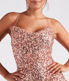 Allie Formal Sequin Open Back Dress is a gorgeous pick as your 2024 prom dress or formal gown for wedding guests, spring bridesmaids, or army ball attire!
