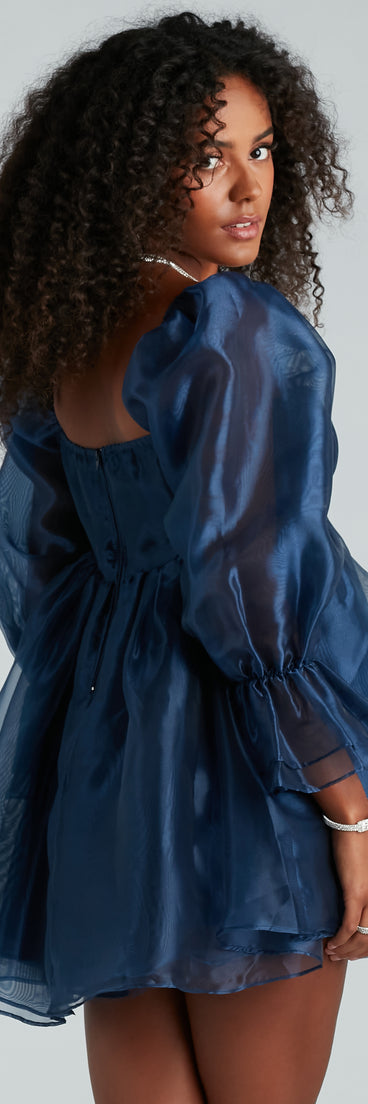 Lacinda Long Sleeve A-Line Party Dress is a gorgeous pick as your 2024 prom dress or formal gown for wedding guests, spring bridesmaids, or army ball attire!