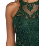 The Cora Formal Beaded Mini Dress is a gorgeous pick as your 2023 prom dress or formal gown for wedding guest, spring bridesmaid, or army ball attire!
