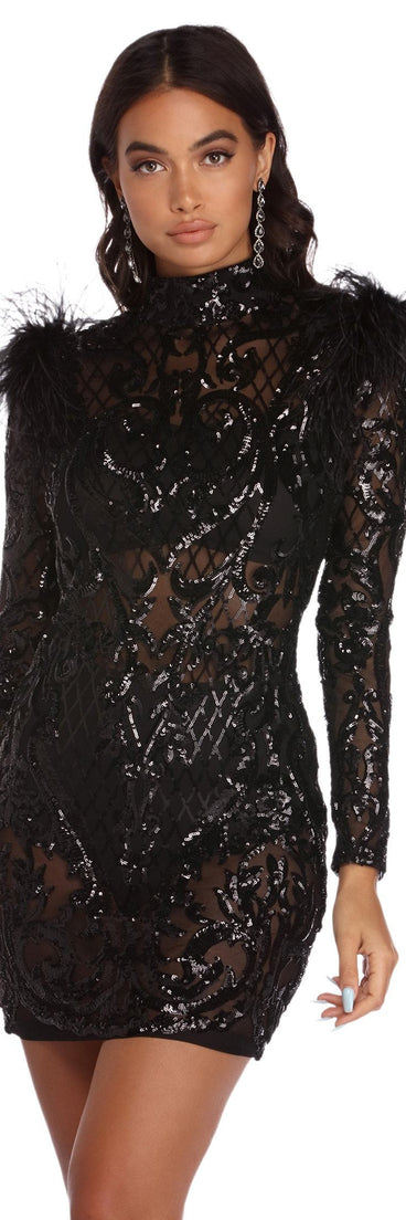 The Jayne It's Showtime Sequin Dress is a gorgeous pick as your 2023 prom dress or formal gown for wedding guest, spring bridesmaid, or army ball attire!