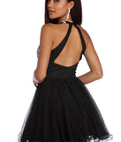 Molly Formal Halter Tulle Dress is a gorgeous pick as your 2024 prom dress or formal gown for wedding guests, spring bridesmaids, or army ball attire!