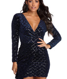 Makenna Formal Velvet And Sequin Dress is a gorgeous pick as your 2023 prom dress or formal gown for wedding guest, spring bridesmaid, or army ball attire!