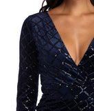 Makenna Formal Velvet And Sequin Dress is a gorgeous pick as your 2023 prom dress or formal gown for wedding guest, spring bridesmaid, or army ball attire!
