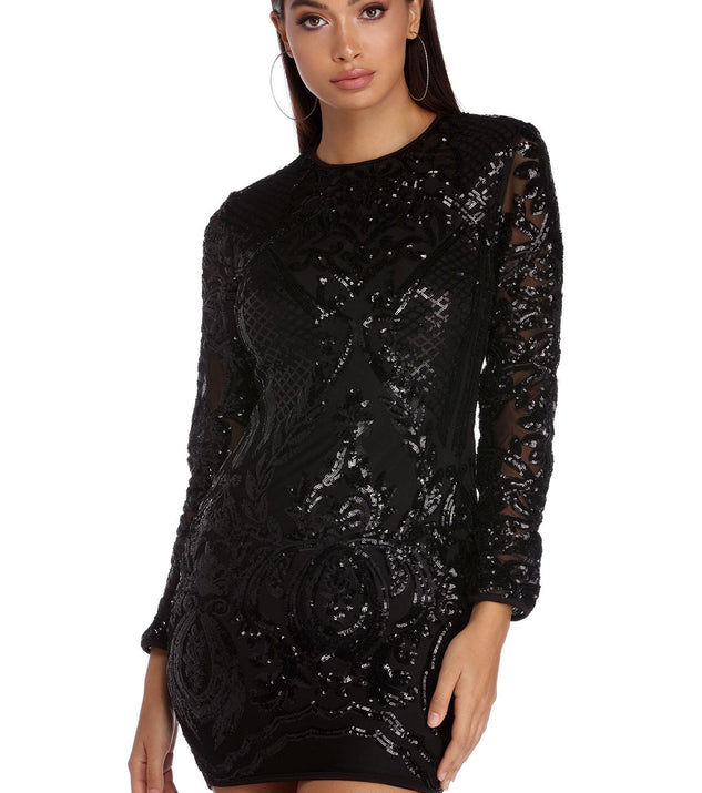The Cher Sassy Sequin Mini Dress is a gorgeous pick as your 2023 prom dress or formal gown for wedding guest, spring bridesmaid, or army ball attire!