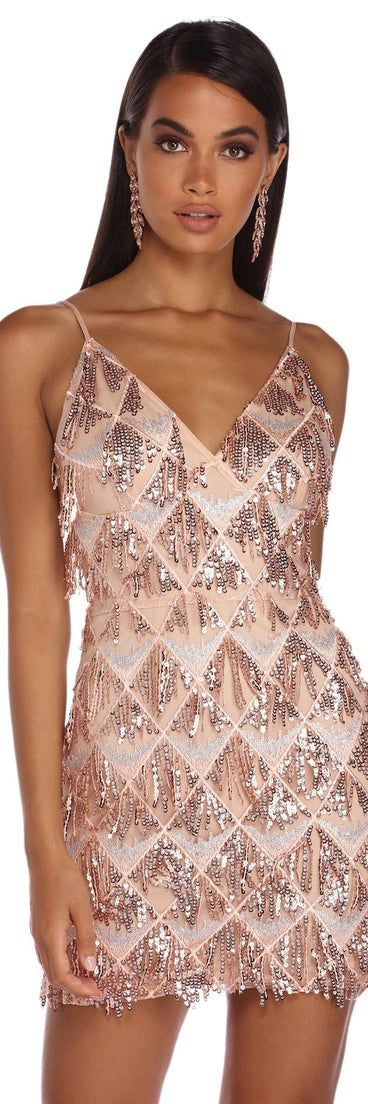 The Alexia Fab Fringed Dress is a gorgeous pick as your 2023 prom dress or formal gown for wedding guest, spring bridesmaid, or army ball attire!