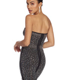 The Haley Jewel Queen Embellished Mini Dress is a gorgeous pick as your 2023 prom dress or formal gown for wedding guest, spring bridesmaid, or army ball attire!