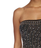 The Haley Jewel Queen Embellished Mini Dress is a gorgeous pick as your 2023 prom dress or formal gown for wedding guest, spring bridesmaid, or army ball attire!