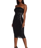 The Annalynn Formal Sequin Midi Dress is a gorgeous pick as your 2023 prom dress or formal gown for wedding guest, spring bridesmaid, or army ball attire!