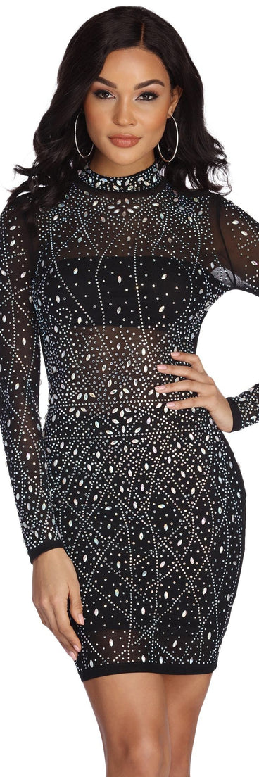 Lorelei Formal Heat Stone Mini Dress is a gorgeous pick as your 2023 prom dress or formal gown for wedding guest, spring bridesmaid, or army ball attire!