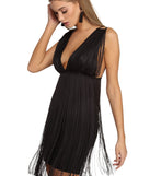 The Amara Fringe Watch Bandage Dress is a gorgeous pick as your 2023 prom dress or formal gown for wedding guest, spring bridesmaid, or army ball attire!