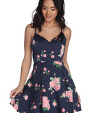 Pia Satin Floral Party Dress is a gorgeous pick as your 2023 prom dress or formal gown for wedding guest, spring bridesmaid, or army ball attire!