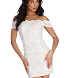 The Andrea Formal Glitter Lace Dress is a gorgeous pick as your 2023 prom dress or formal gown for wedding guest, spring bridesmaid, or army ball attire!