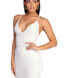 The Casey Formal Heat Stone Mini Dress is a gorgeous pick as your 2023 prom dress or formal gown for wedding guest, spring bridesmaid, or army ball attire!