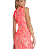 The Kiki Formal Neon Sequin Dress is a gorgeous pick as your 2023 prom dress or formal gown for wedding guest, spring bridesmaid, or army ball attire!