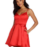 Jenny Formal Satin Party Dress creates the perfect summer wedding guest dress or cocktail party dresss with stylish details in the latest trends for 2023!